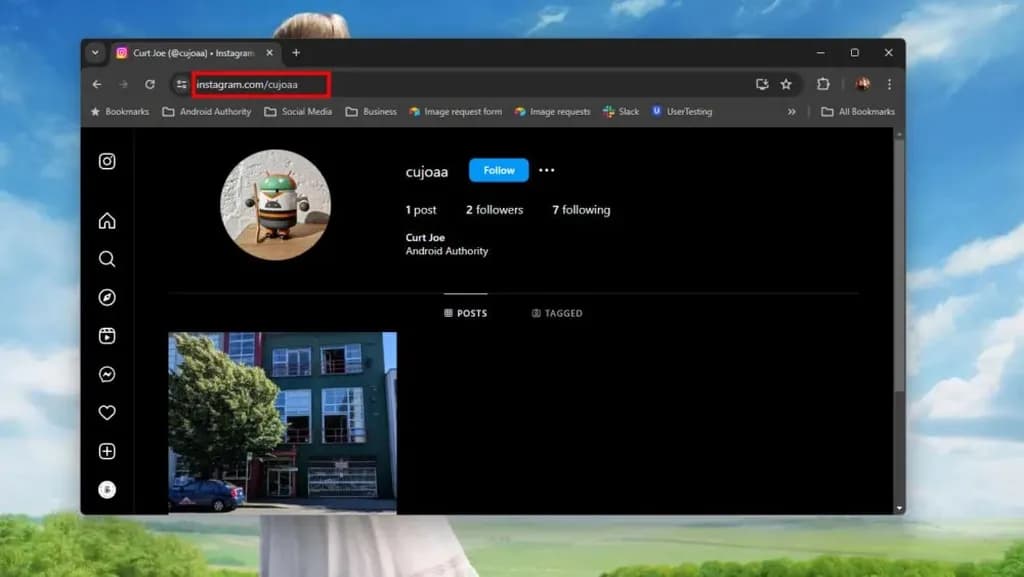 فهمیدن بلاکشدن در اینستاگرام توسط افراد با استفاده از مرورگر وب
