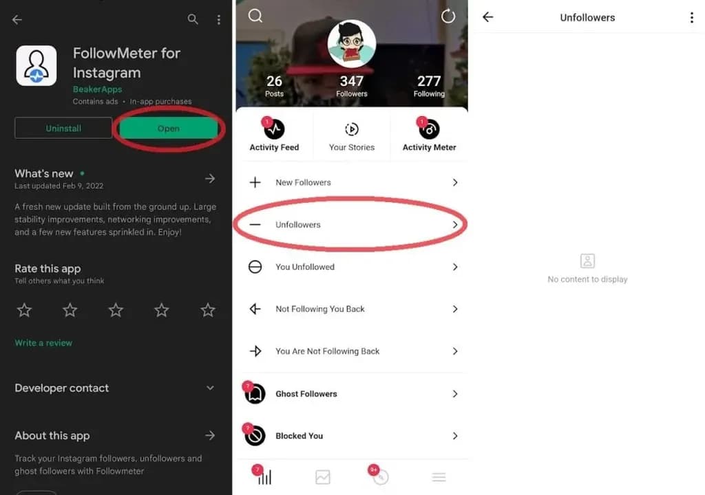 برنامه followmeter for instagram