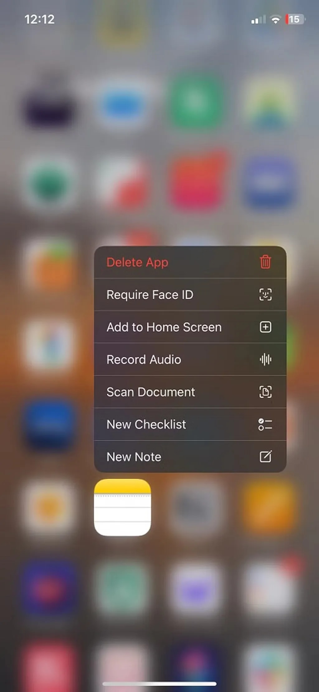 اسکن اسناد در برنامه notes ایفون
