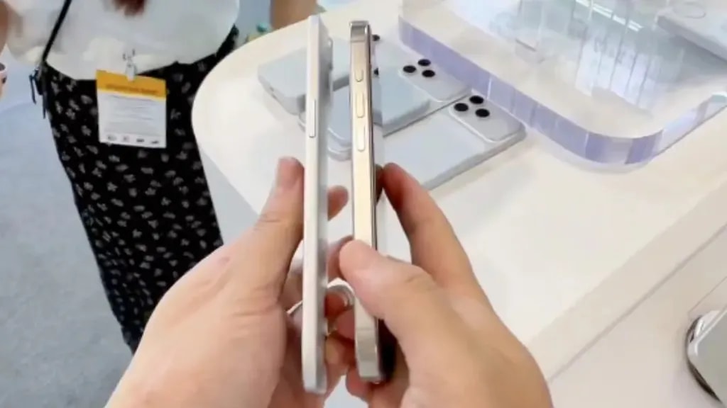 آیفون ۱۷ ایر در کنار آیفون ۱۷ پرو مکس