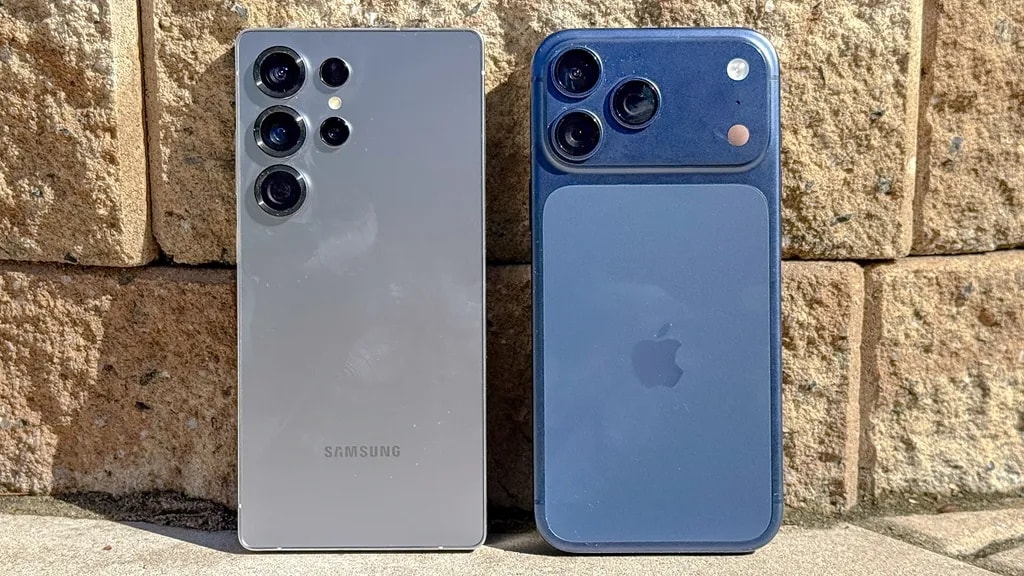 آیفون ۱۷ پرو مکس و گلکسی اس ۲۵ اولترا