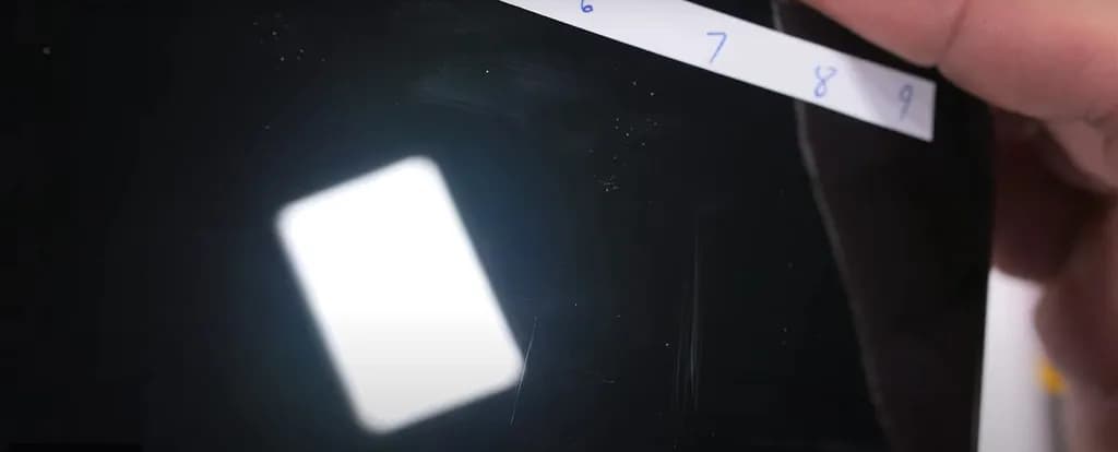 آزمون خط و خش پیکسل ۹ پرو ایکس ال