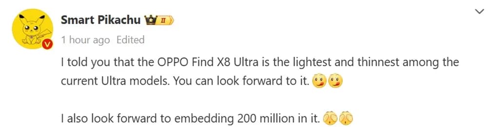 بدنه باریک و سبک اوپو فایند X8 اولترا