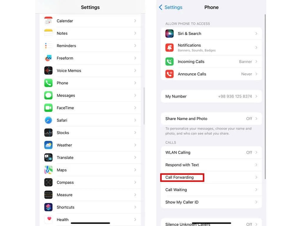 مراحل دایورت کردن گوشی در آیفون