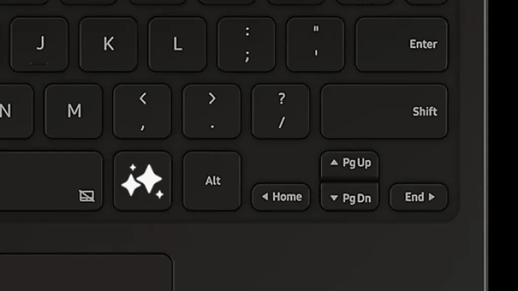 دکمه هوش مصنوعی صفحه کلید سامسونگ