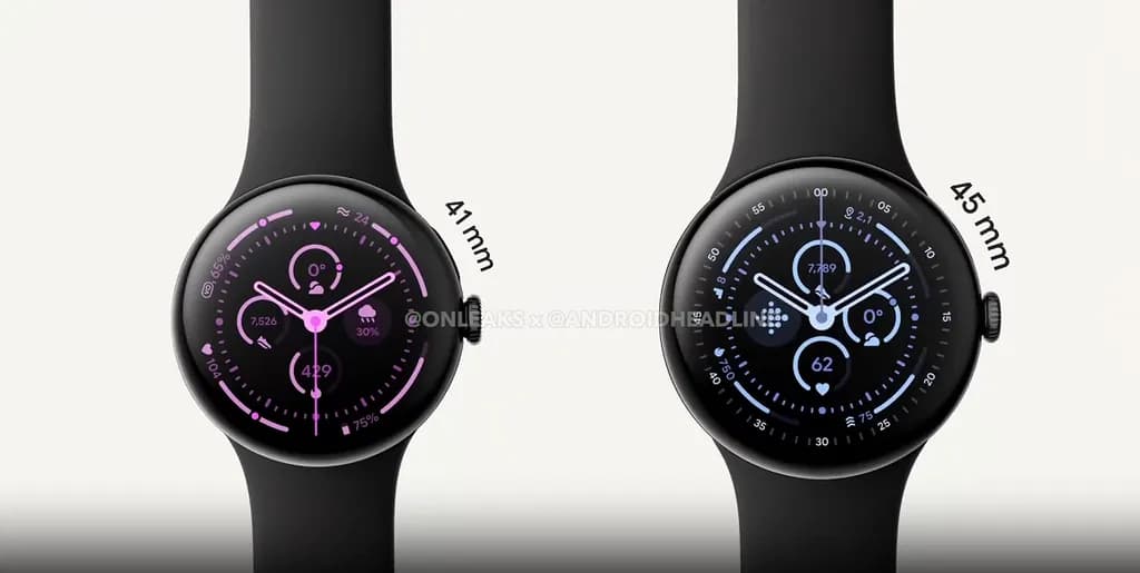 دو مدل ۴۱ و ۴۵ میلیمتری پیکسل واچ ۳