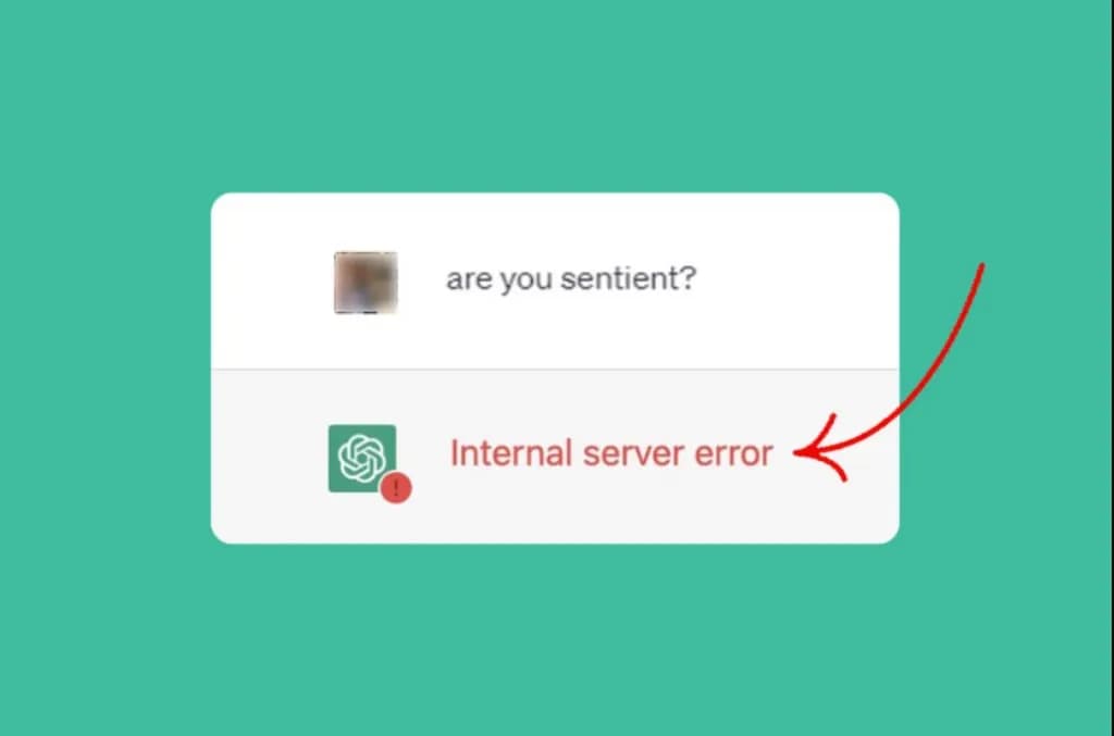 رفع خطای «Internal Server Error» در چتجیپیتی