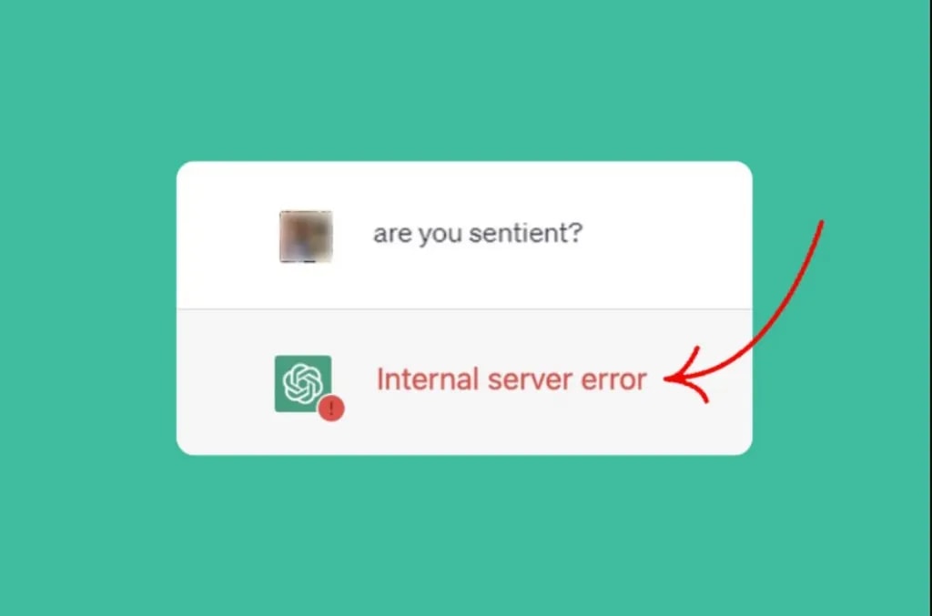 رفع خطای «Internal Server Error» در چتجیپیتی