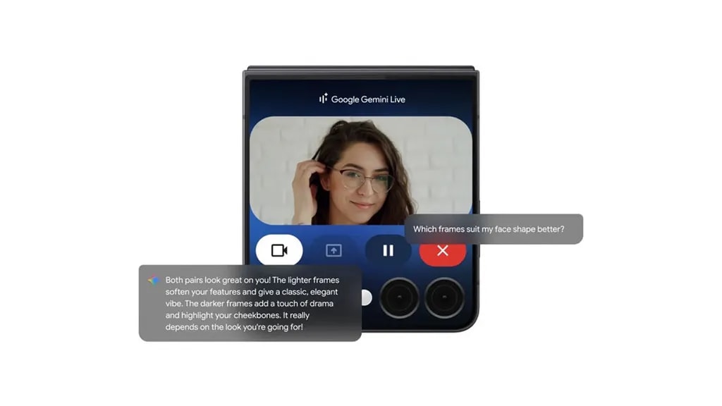gemini in galaxy z flip 7