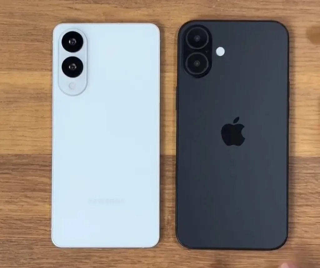 گلکسی اس ۲۵ اج در کنار آیفون ۱۶ پلاس