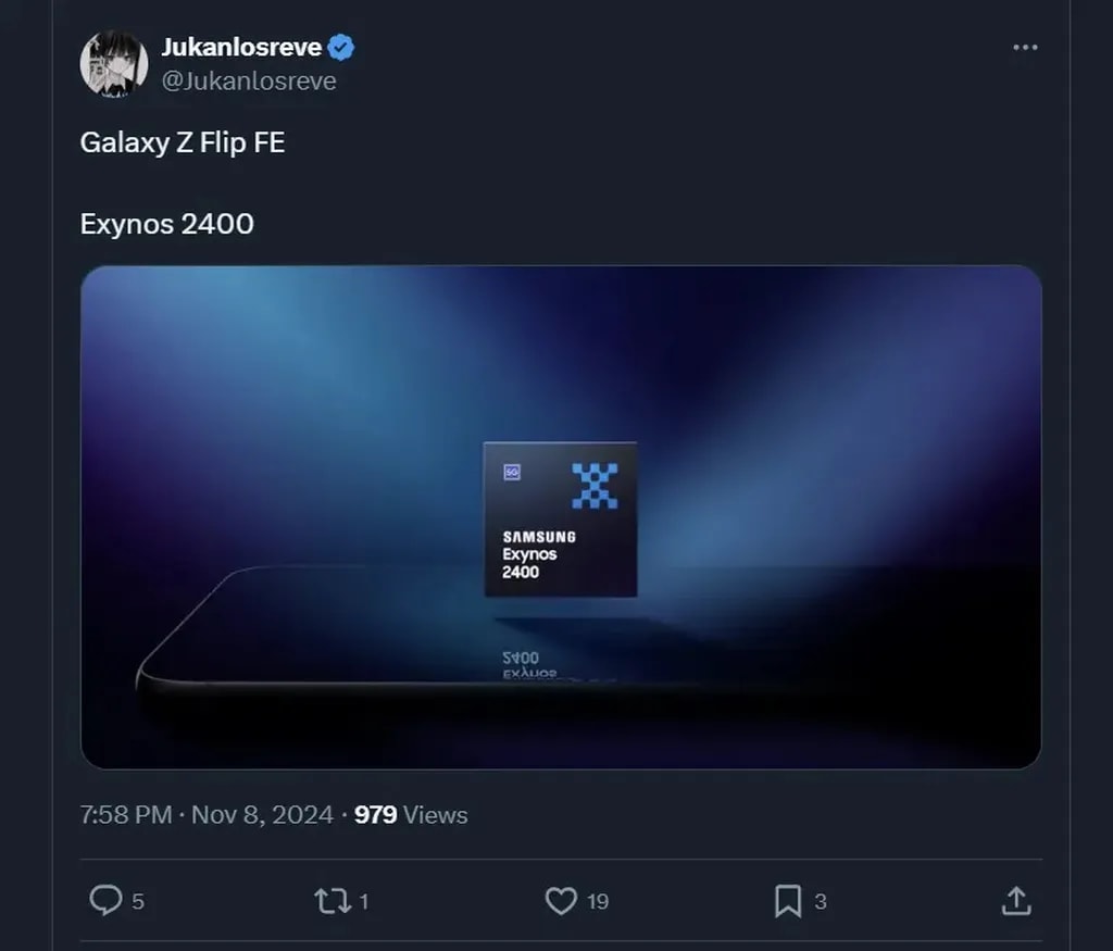 گزارش سختافزار گلکسی زد فلیپ FE