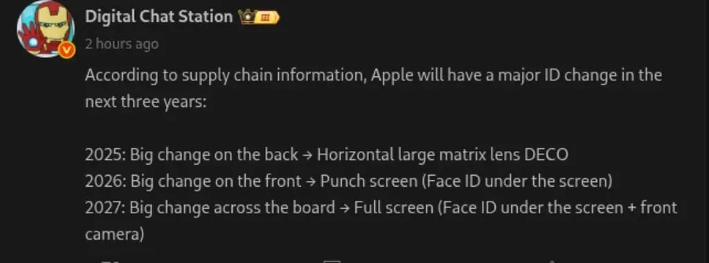 گزارش زمانبندی تغییرات سری آیفون