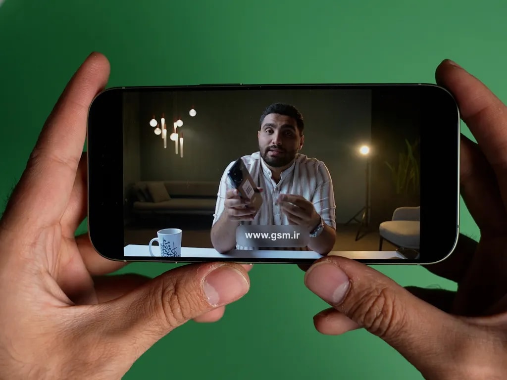 تست نمایشگر گوشی iphone 17