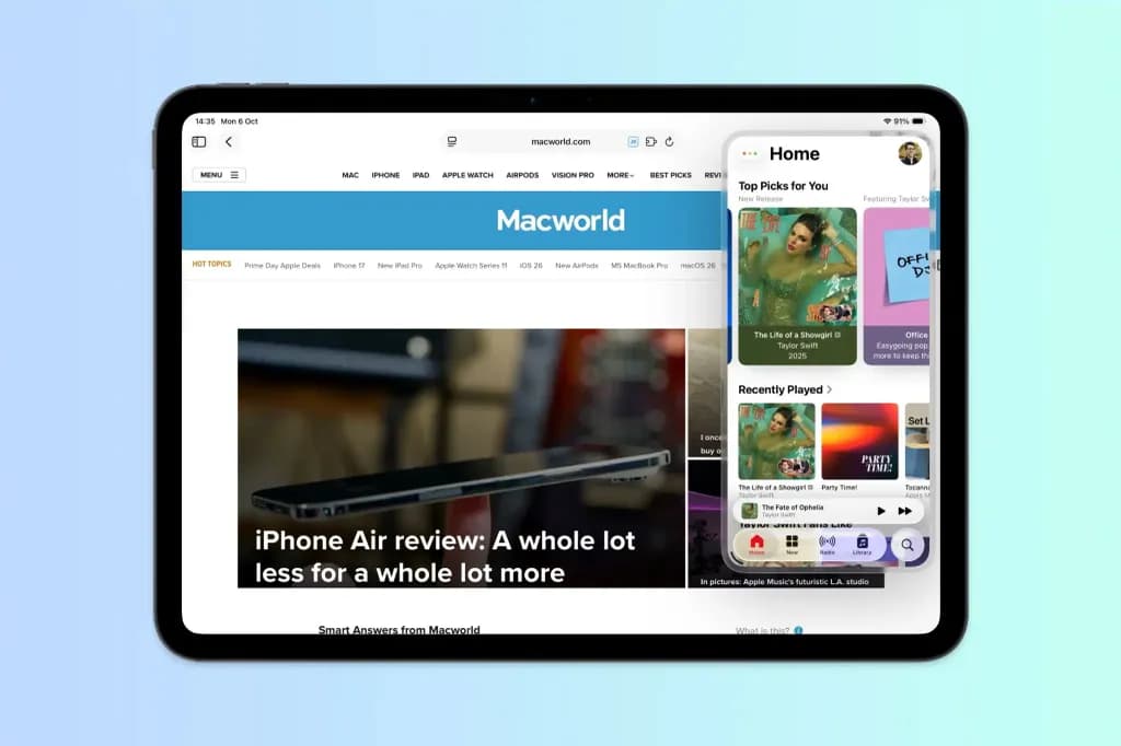 iPadOS 26.1