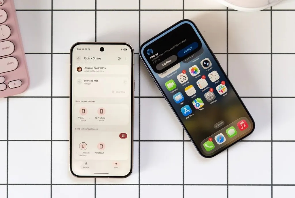 پیکسل 9 حالا مستقیم به ایردراپ اپل وصل میشود!