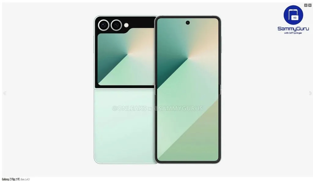 طراحی آشنای Z Flip 7 FE با دو دوربین تایید شد