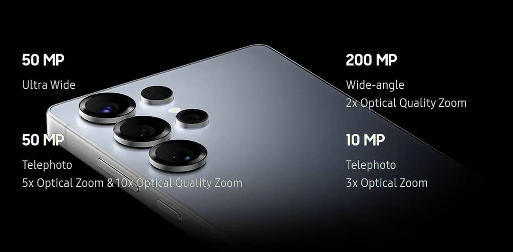 مشخصات فنی دوربین گلکسی اس ۲۵ اولترا