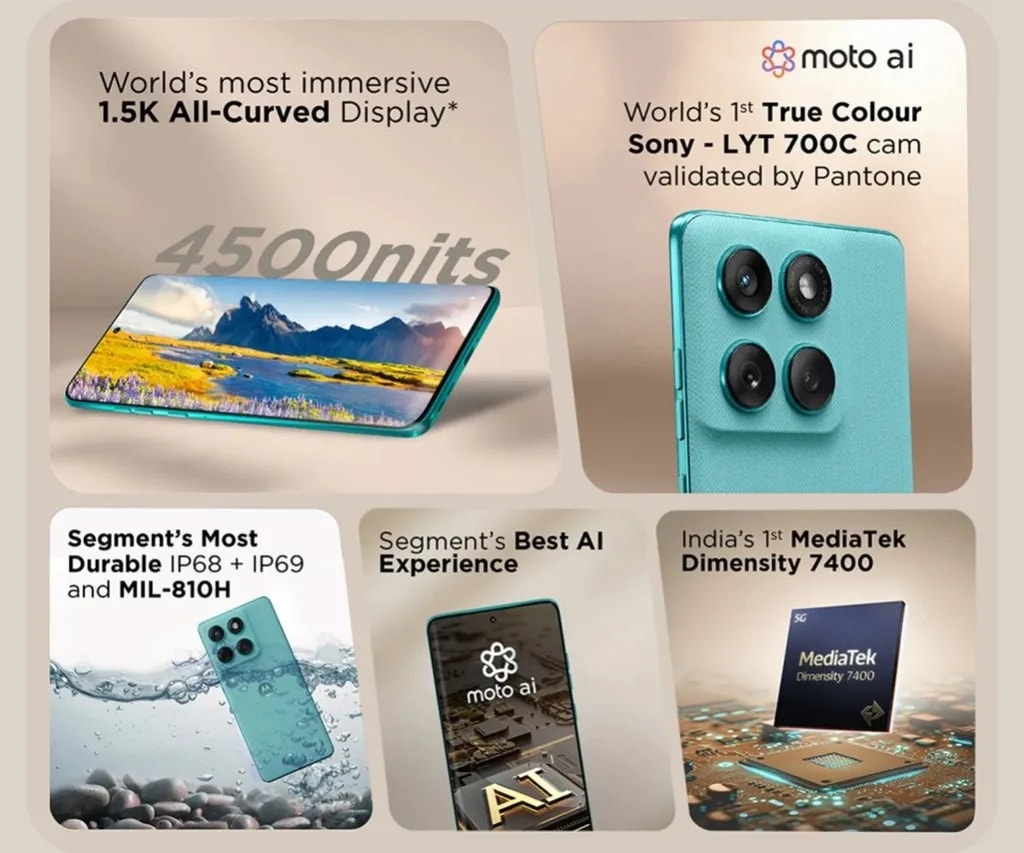 مشخصات فنی موتورولا اج ۶۰ فیوژن