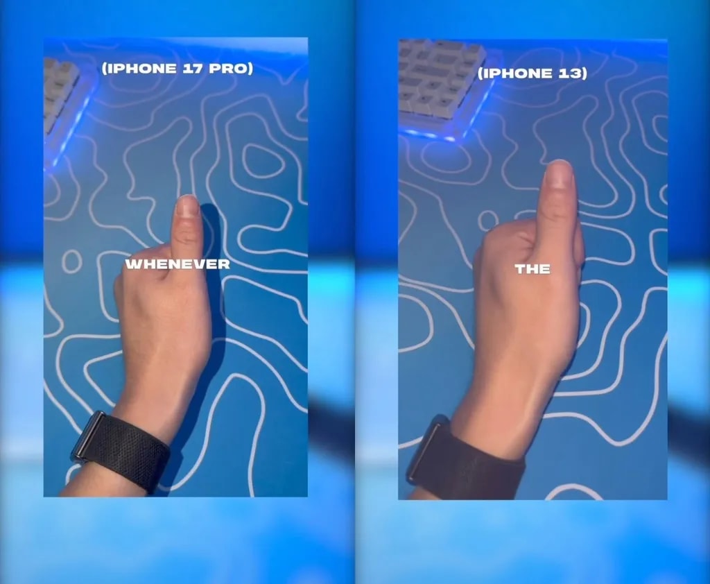 مشکل فیلمبرداری آیفون ۱۷ پرو