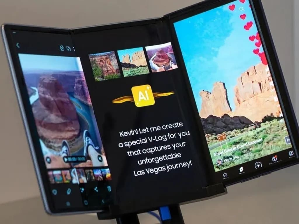 نمایشگر سهتکه سامسونگ