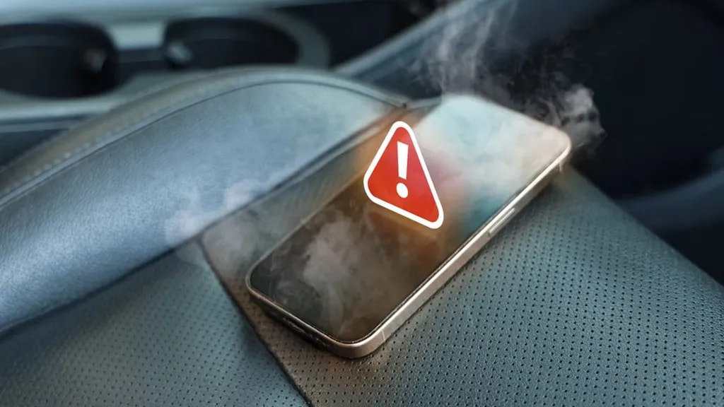 overheating smartphone