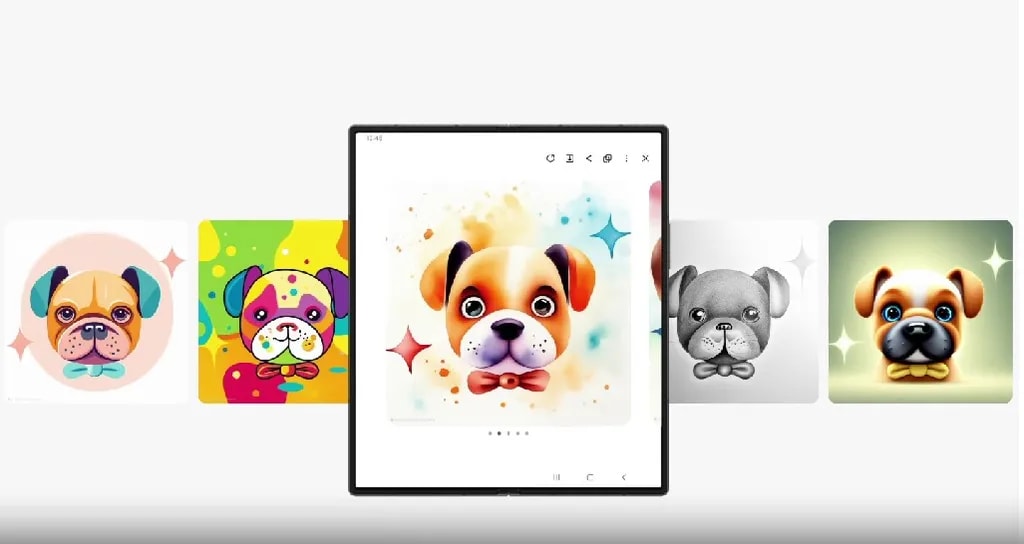 قابلیت Sketch to image One UI 7