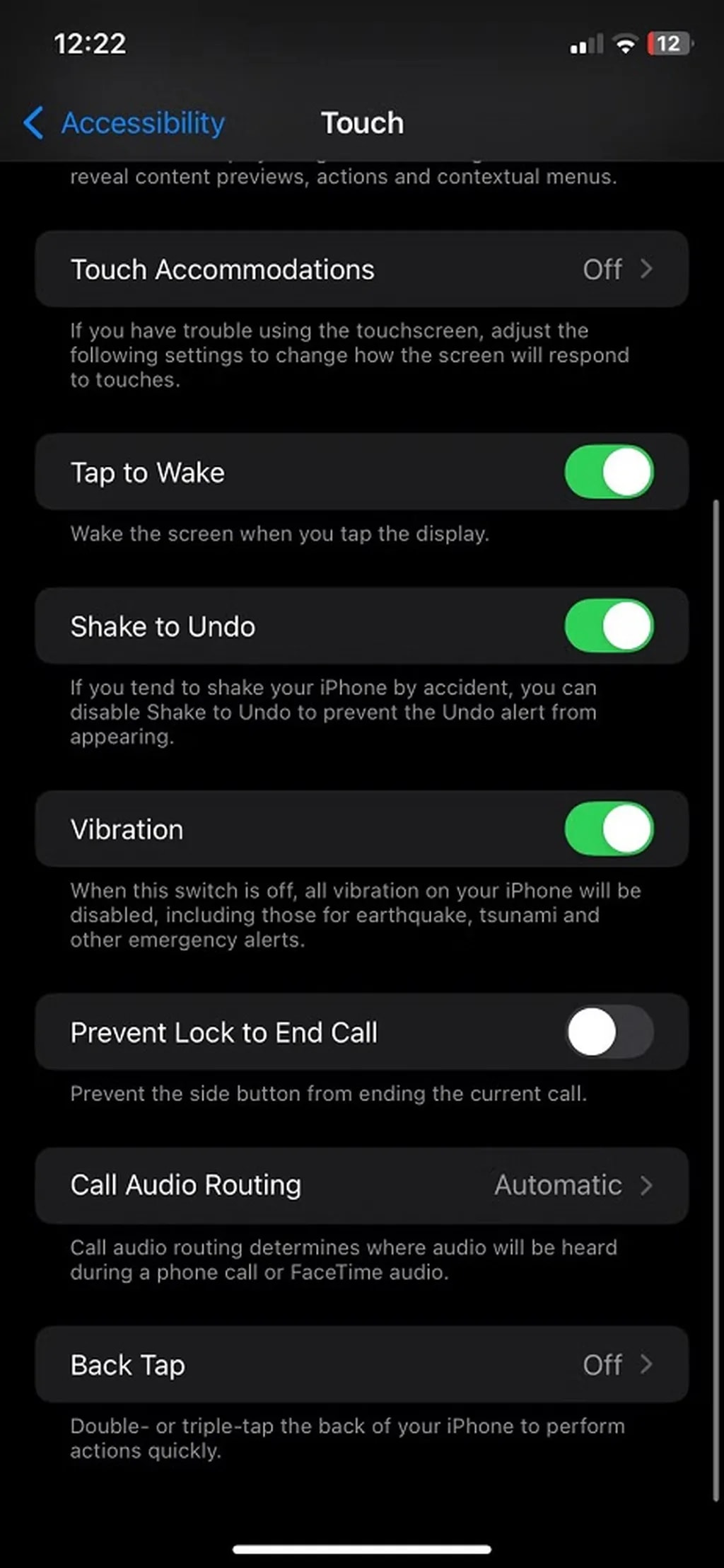 قابلیت backtap آیفونها