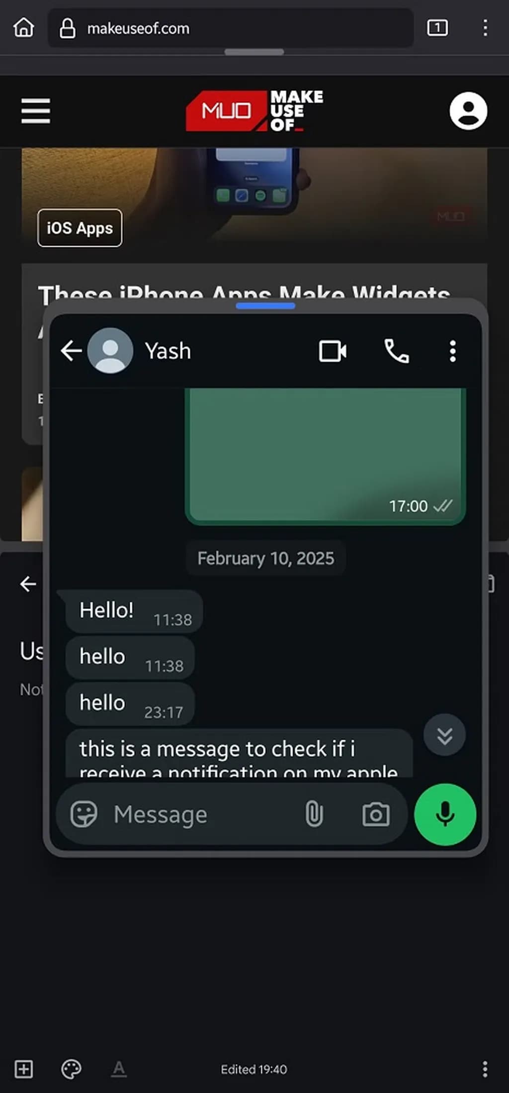 قابلیت floating window