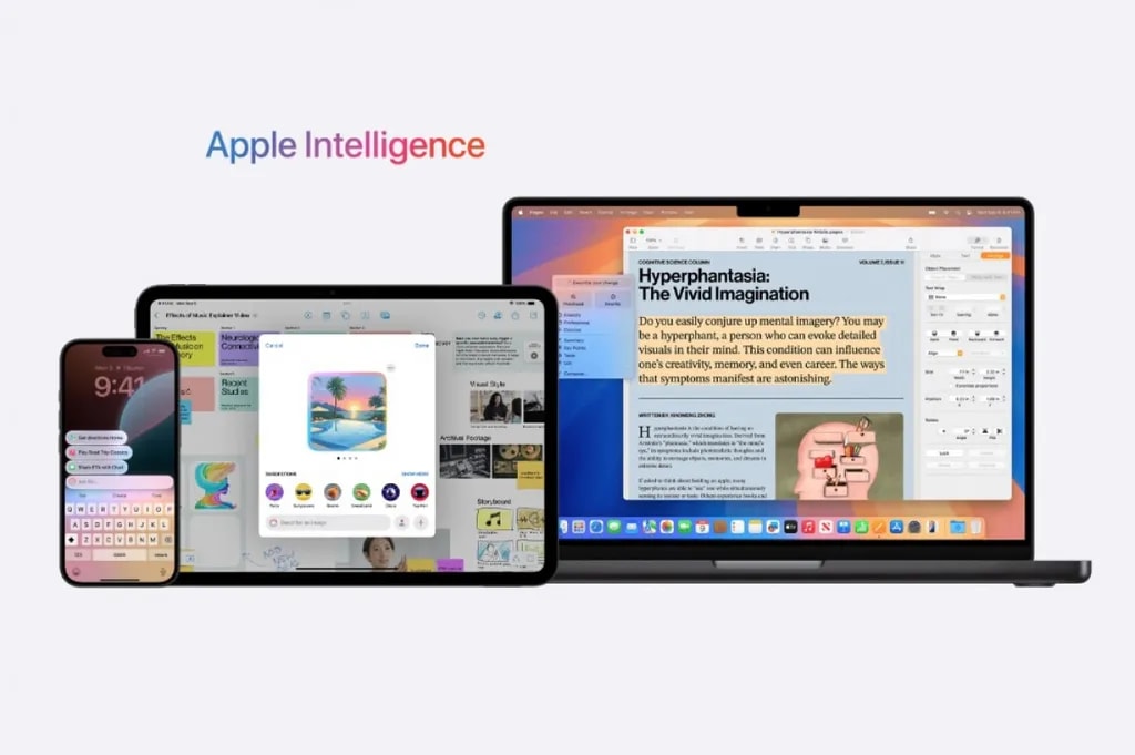 قابلیتهای هوش مصنوعی apple intelligence