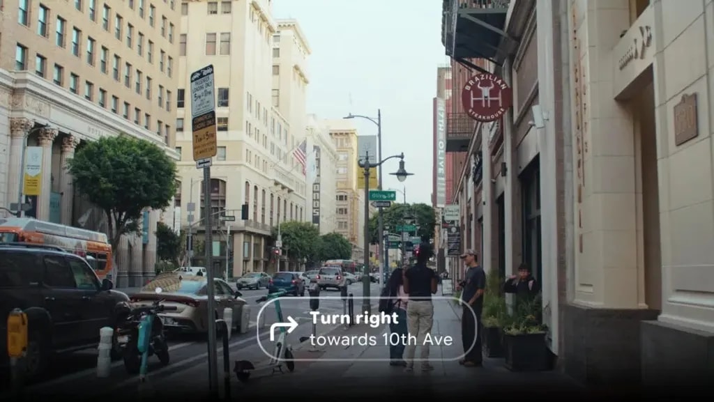 قابلیت مسیریابی عینک هوشمند گوگل