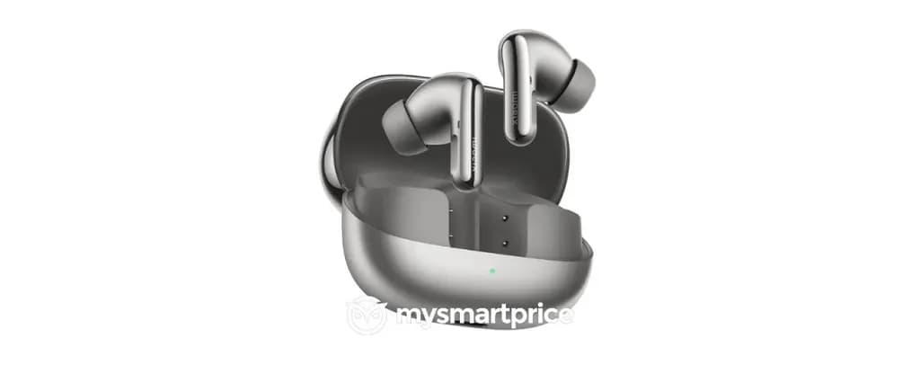 رندر رنگ نقرهای شیائومی بادز ۵ پرو