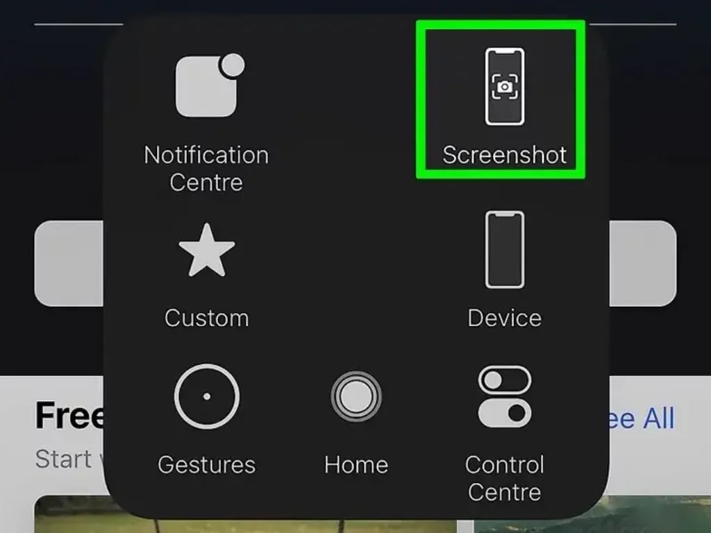 اسکرین شات با کمترل سنتر