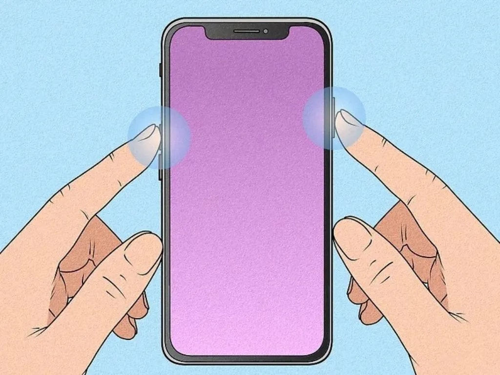 اسکرین شات در گوشیهای ایفون بدون هوم