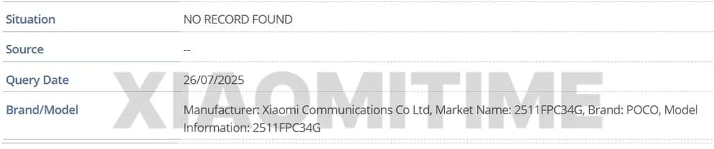 شناسه پوکو X8 پرو