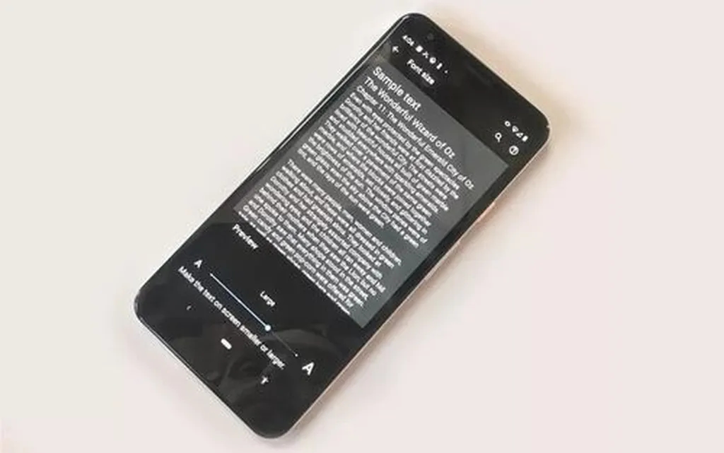 چگونه اندازه متن را در گوشیهای اندرویدی تغییر دهیم؟