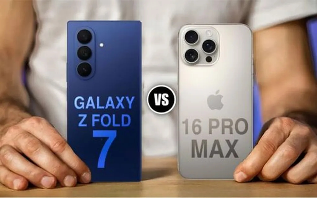 نبرد زد فولد 7 و آیفون 16 پرو مکس؛ دوئل هیولای تاشو سامسونگ با غول اپل