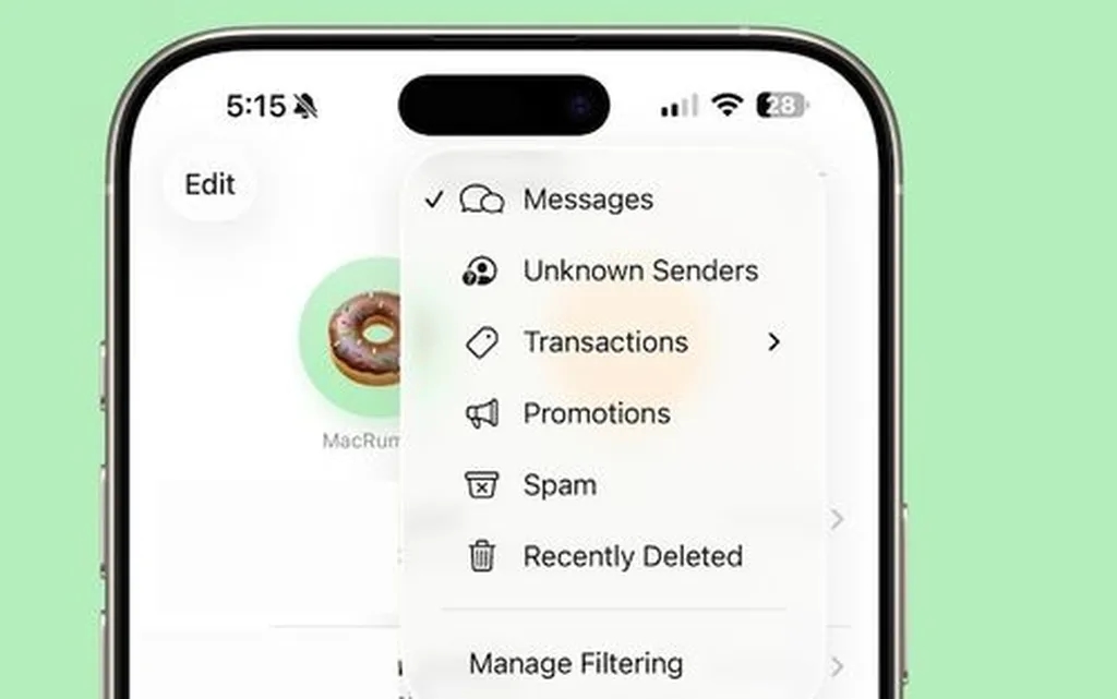 با قابلیت نمایش و فیلتر کردن پیامها از فرستندههای ناشناس در iOS 26 آشنا شوید