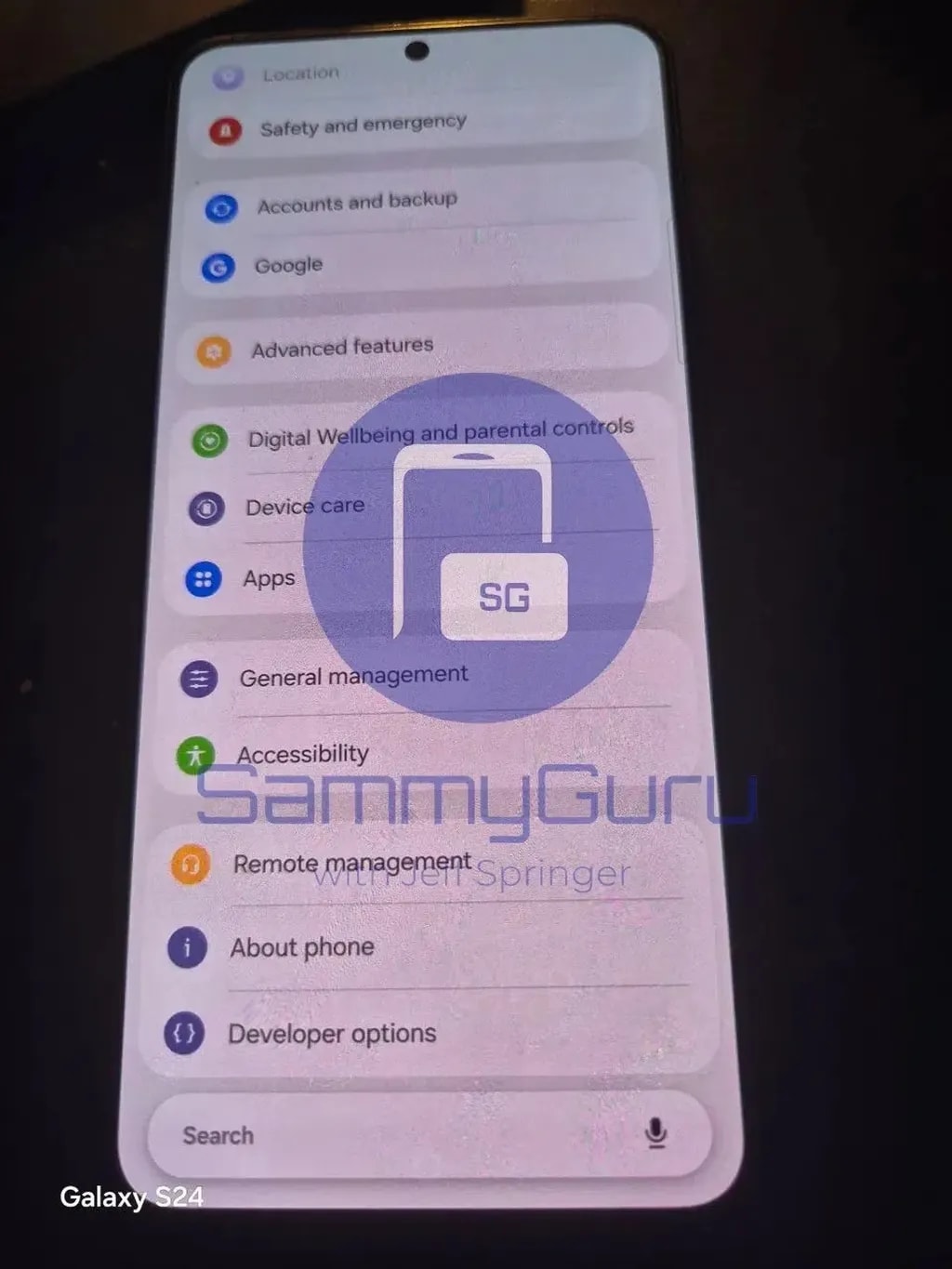 طراحی جدید بخش تنظیمات