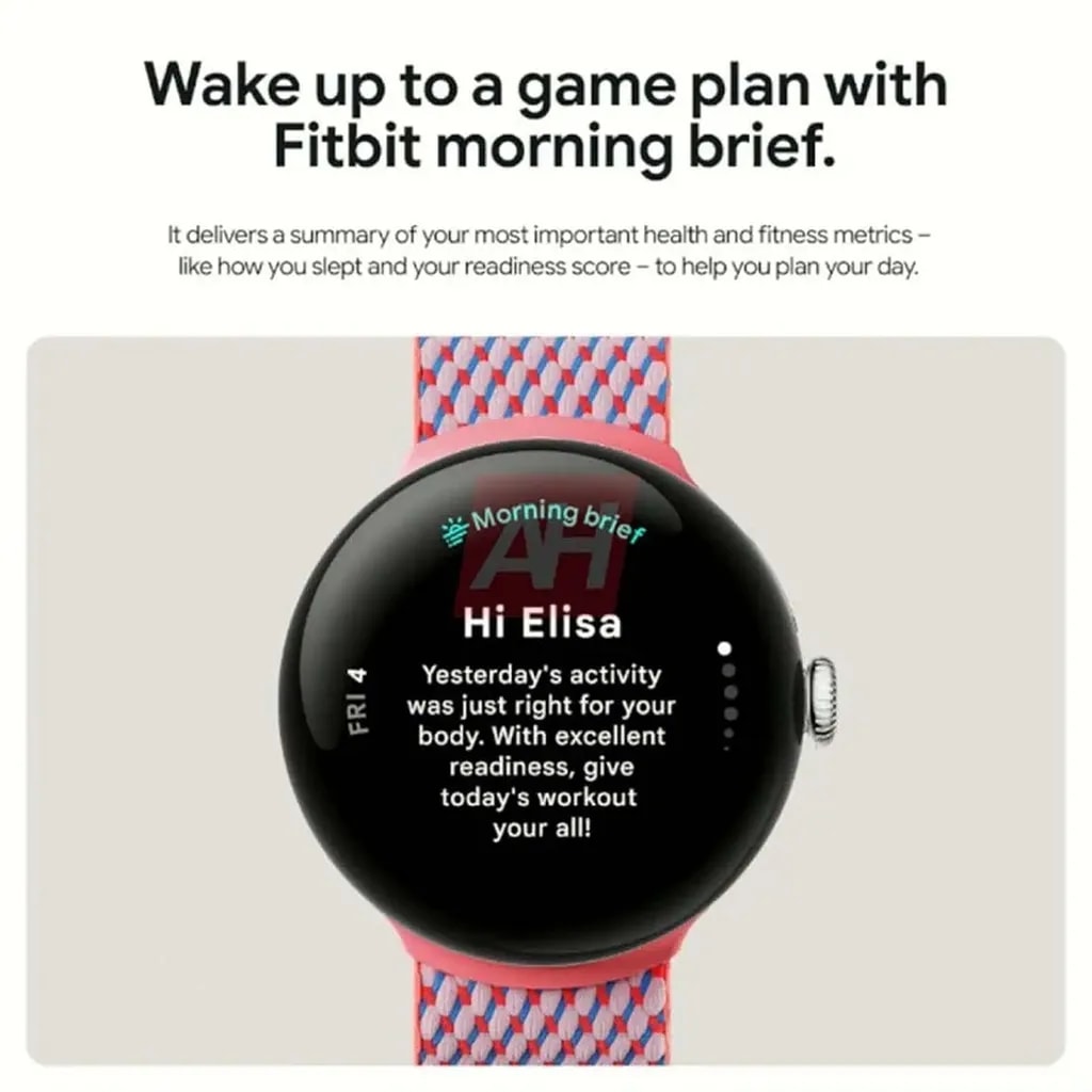 ویژگی morning Brief پیکسل واچ ۳