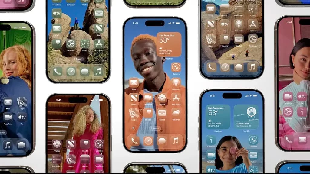 زبان طراحی liquid Glass