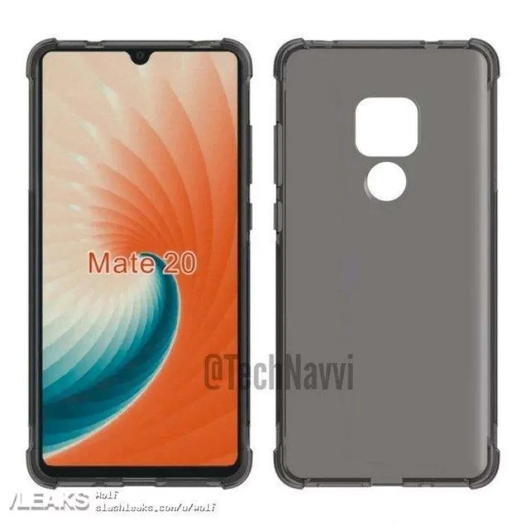 تازهترین تصاویر پرچمدار Mate 20 هوآوی در قاب محافظ