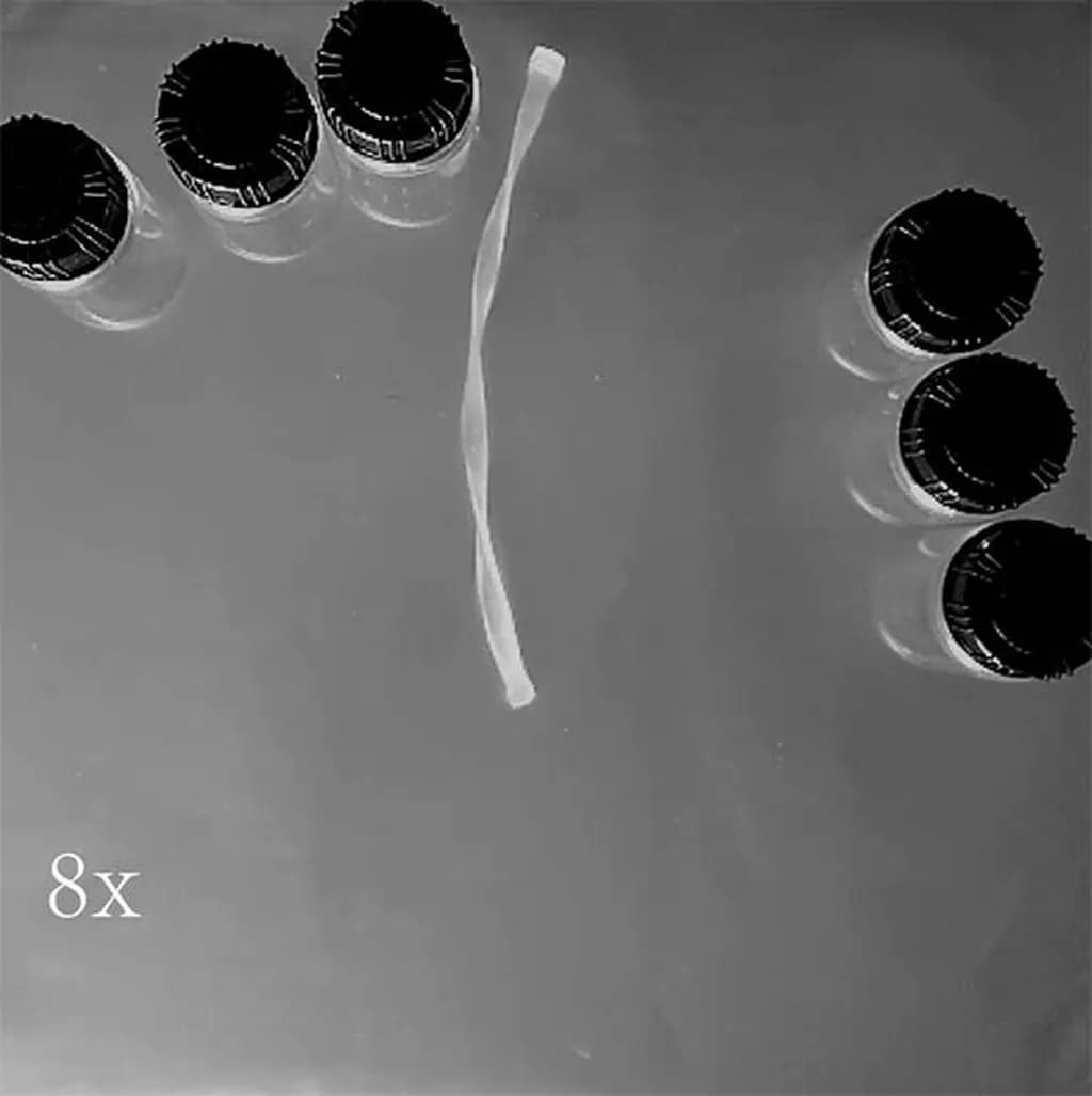 تصویر 2. این تصویر از ویدیوی مربوط به حرکت این ربات و برخوردش با موانع ثبت شده است. برای انتقال به تارنمای دانشگاه پنسیلوانیا و مشاهده ویدیوی یادشده، روی تصویر کلیک کنید. نرخ نمایش تصاویر این ویدیو 8 برابر سریعتر  از حد عادی است.