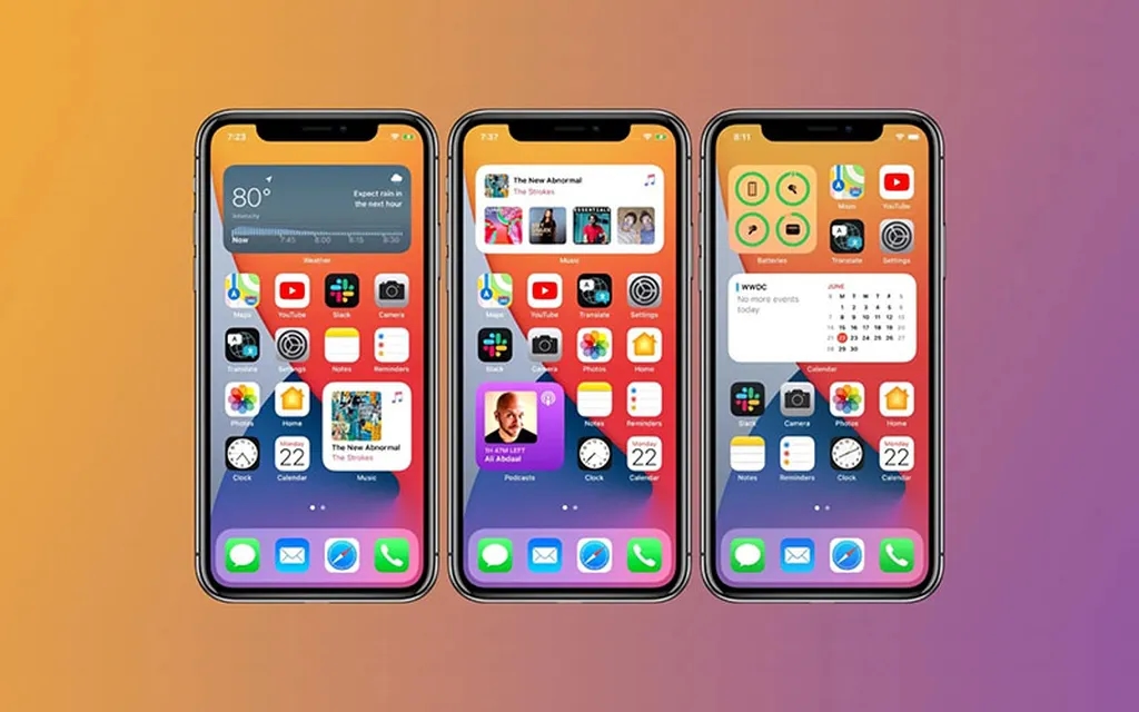 چگونه در هوم اسکرین آیفون از ویجتهای کاربردی استفاده کنیم؟