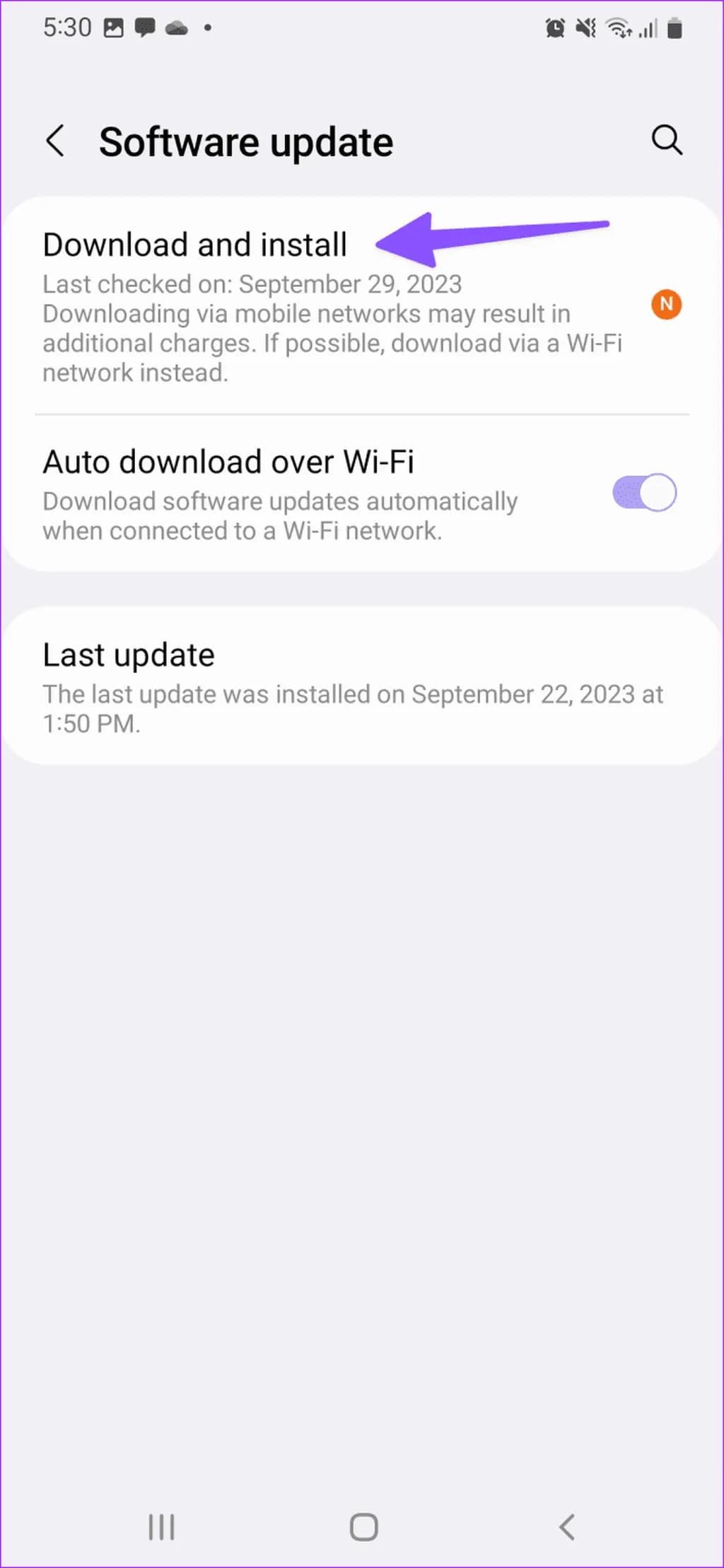 بهروزرسانی رابط کاربری One UI