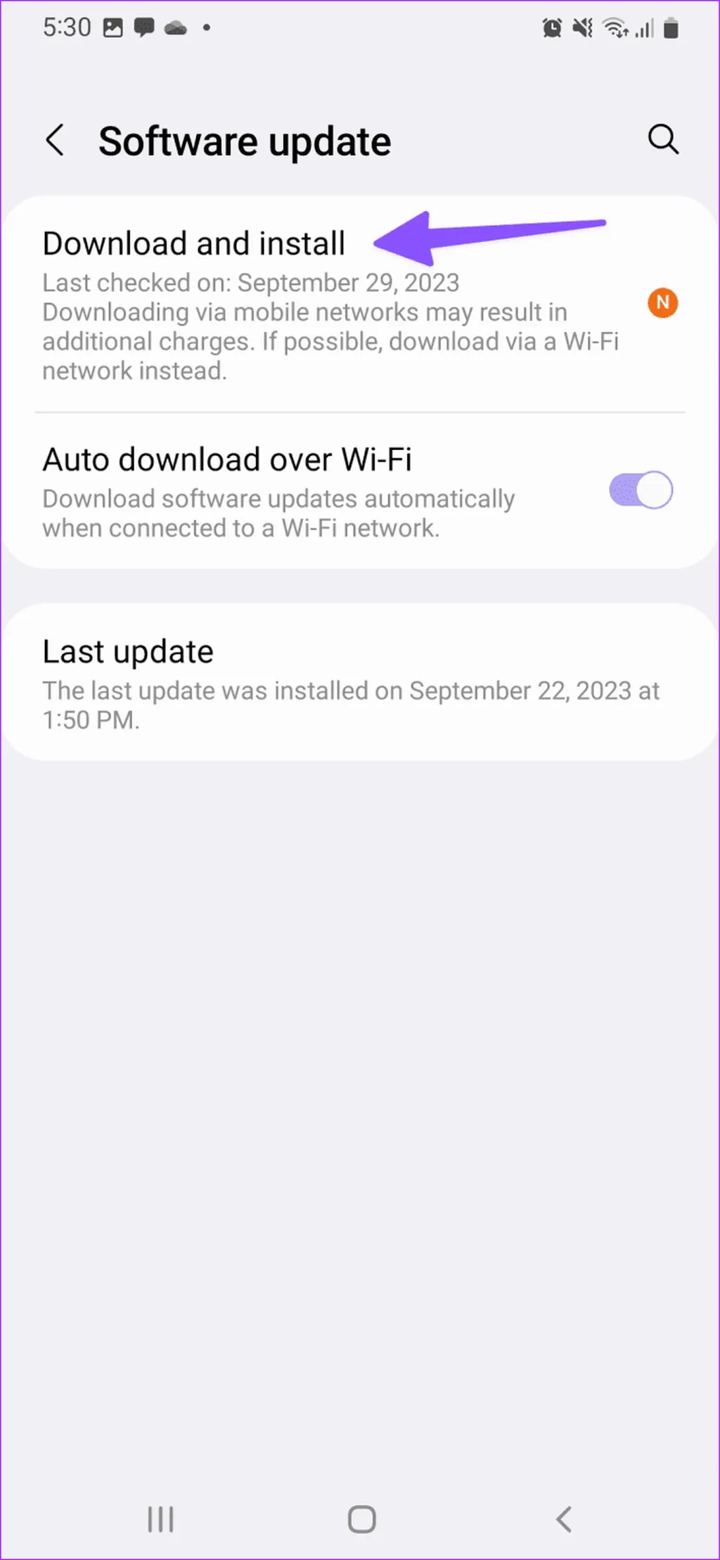 بهروزرسانی رابط کاربری One UI