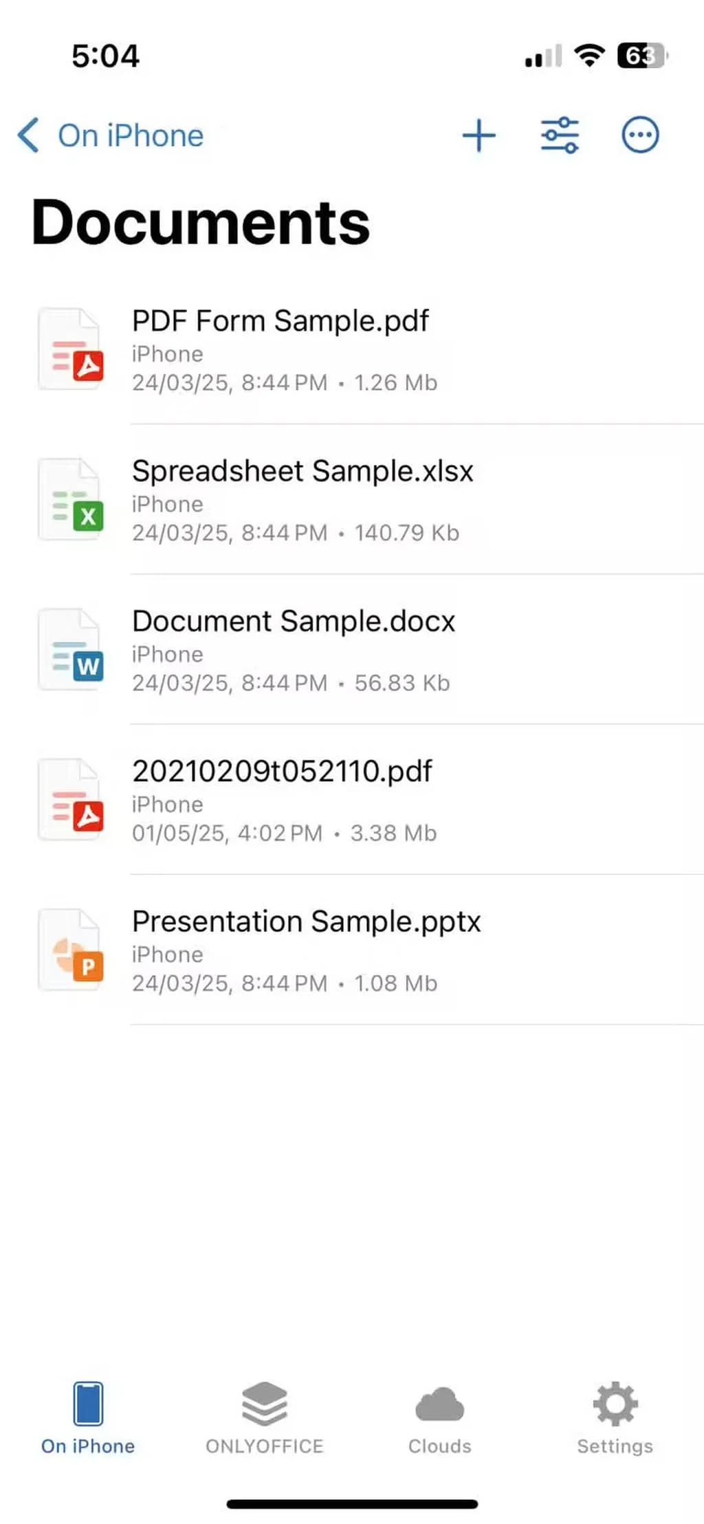 OnlyOffice Documents