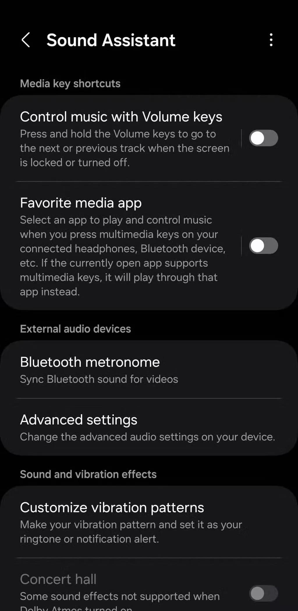 کنترل پخش موسیقی با دکمههای تنظیم صدا