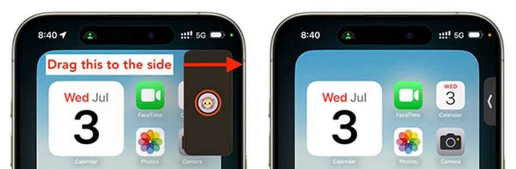 تعامل با آیفون فرد مورد نظر