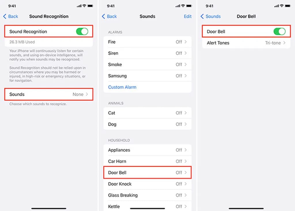 تشخیص صداهای اطراف