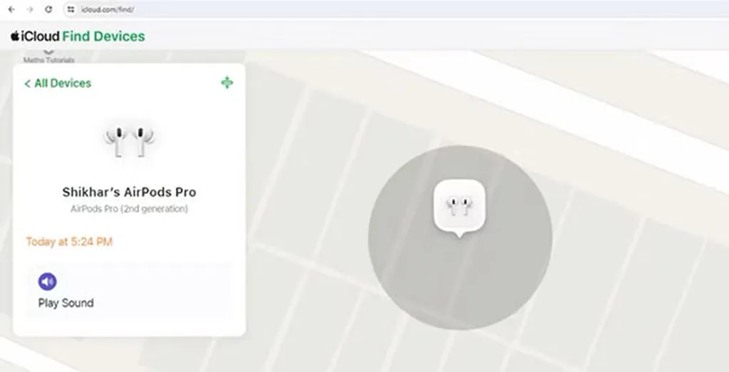 نمایش ایرپاد روی نقشه